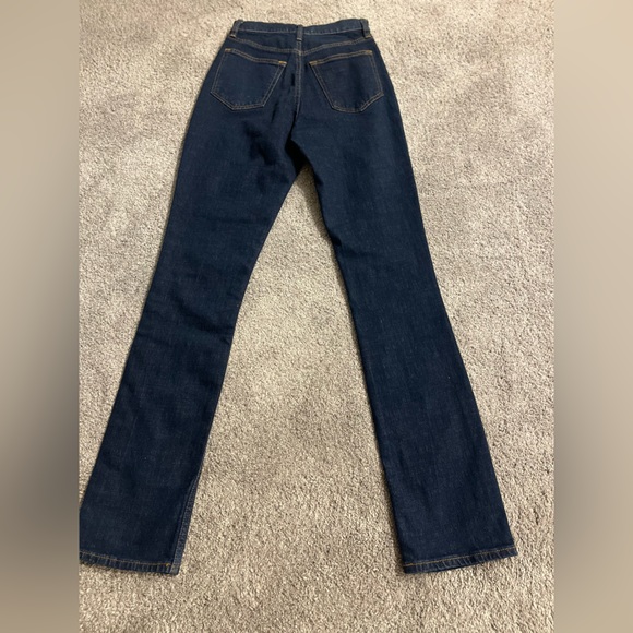 Abercrombie & Fitch Dark Blue Denim Jeans Size 25 NWT - Picture 2 of 7